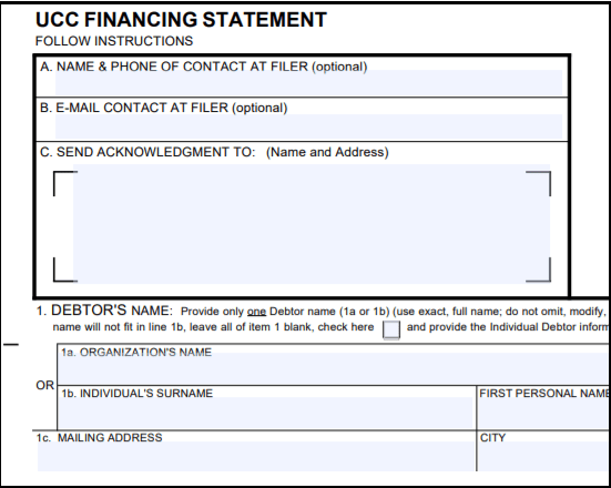 UCC-1 and UCC-3 Filing Order Form | Delaware Business Incorporators, Inc.